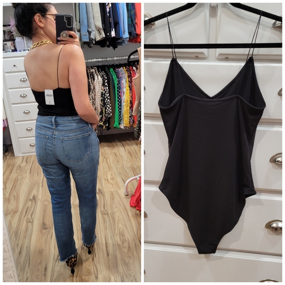 NWT Forever 21 Black Bodysuit - Picture 2 of 6
